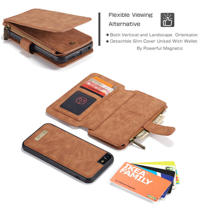 Multi-function Card Holder Retro Leather Apple iPhone 8 Case