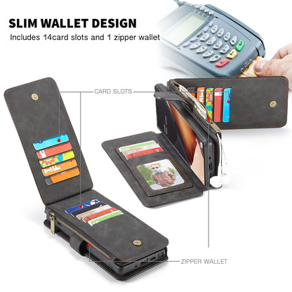 Multi-function Card Holder Retro Leather Galaxy Note20 Ultra Case