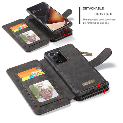 Multi-function Card Holder Retro Leather Galaxy Note20 Ultra Case