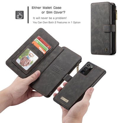 Multi-function Card Holder Retro Leather Galaxy Note20 Ultra Case