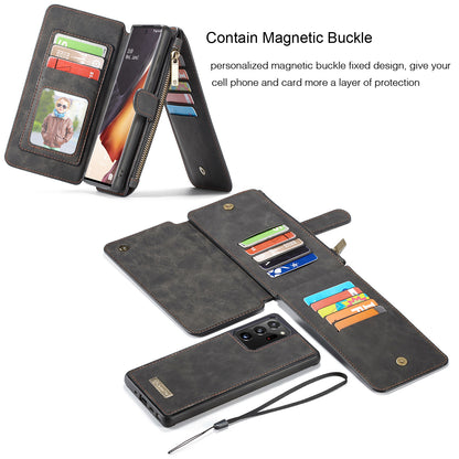 Multi-function Card Holder Retro Leather Galaxy Note20 Ultra Case