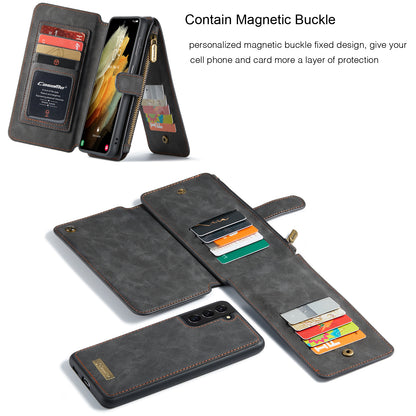 Multi-function Card Holder Retro Leather Samsung Galaxy S21 Case