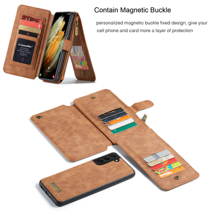 Multi-function Card Holder Retro Leather Samsung Galaxy S21+ Case