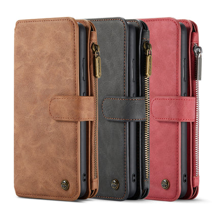 Multi-function Card Holder Retro Leather Samsung Galaxy S22+ Case