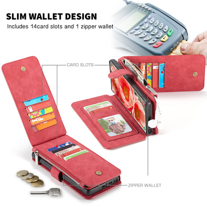 Multi-function Card Holder Retro Leather Samsung Galaxy S22 Ultra Case