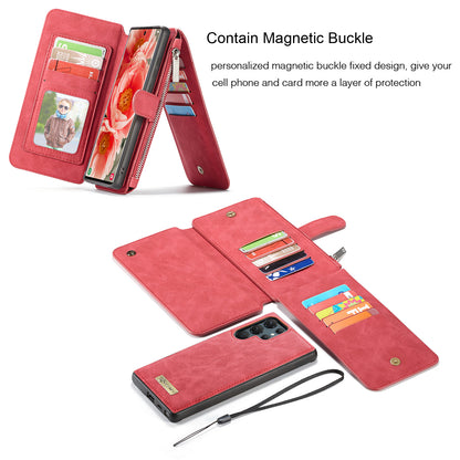 Multi-function Card Holder Retro Leather Samsung Galaxy S22 Ultra Case