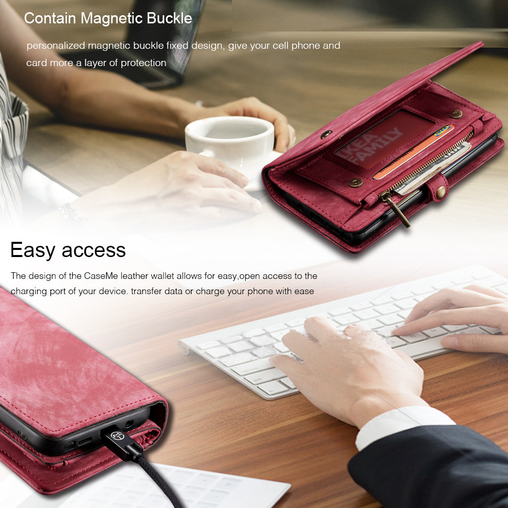 Vertical Magnetic Detachable 2 In 1 Galaxy Note10 Case Hand Strap