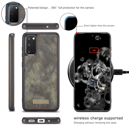 Vertical Magnetic Detachable 2 In 1 Samsung Galaxy S20 Case Hand Strap