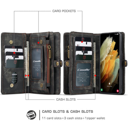 Vertical Magnetic Detachable 2 In 1 Galaxy S21 FE Case Hand Strap