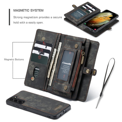 Vertical Magnetic Detachable 2 In 1 Galaxy S21 FE Case Hand Strap