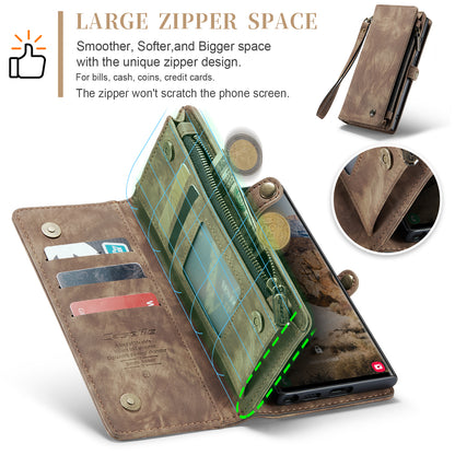 Vertical Magnetic Detachable 2 In 1 Galaxy S24 Ultra Case Hand Strap