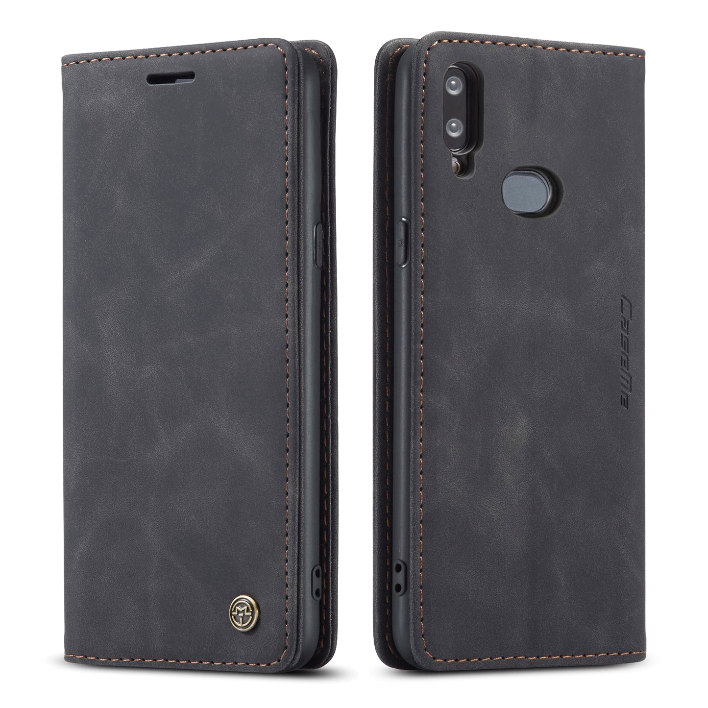 Book Classical Retro Leather Samsung Galaxy A10s Case Slim Wallet