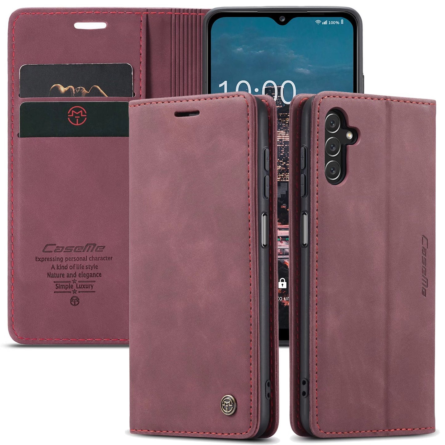 Book Classical Retro Leather Samsung Galaxy A04 Case Slim Wallet