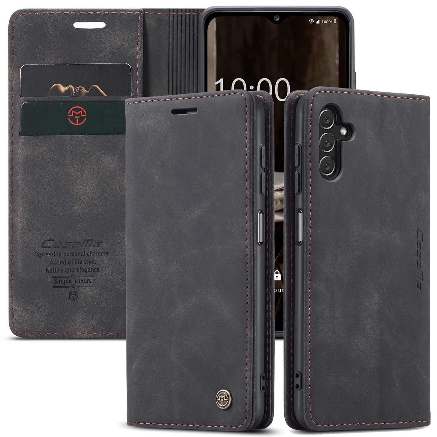 Book Classical Retro Leather Samsung Galaxy A04 Case Slim Wallet