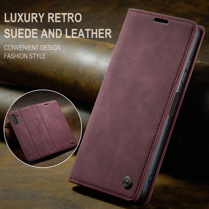 Book Classical Retro Leather Samsung Galaxy A04 Case Slim Wallet