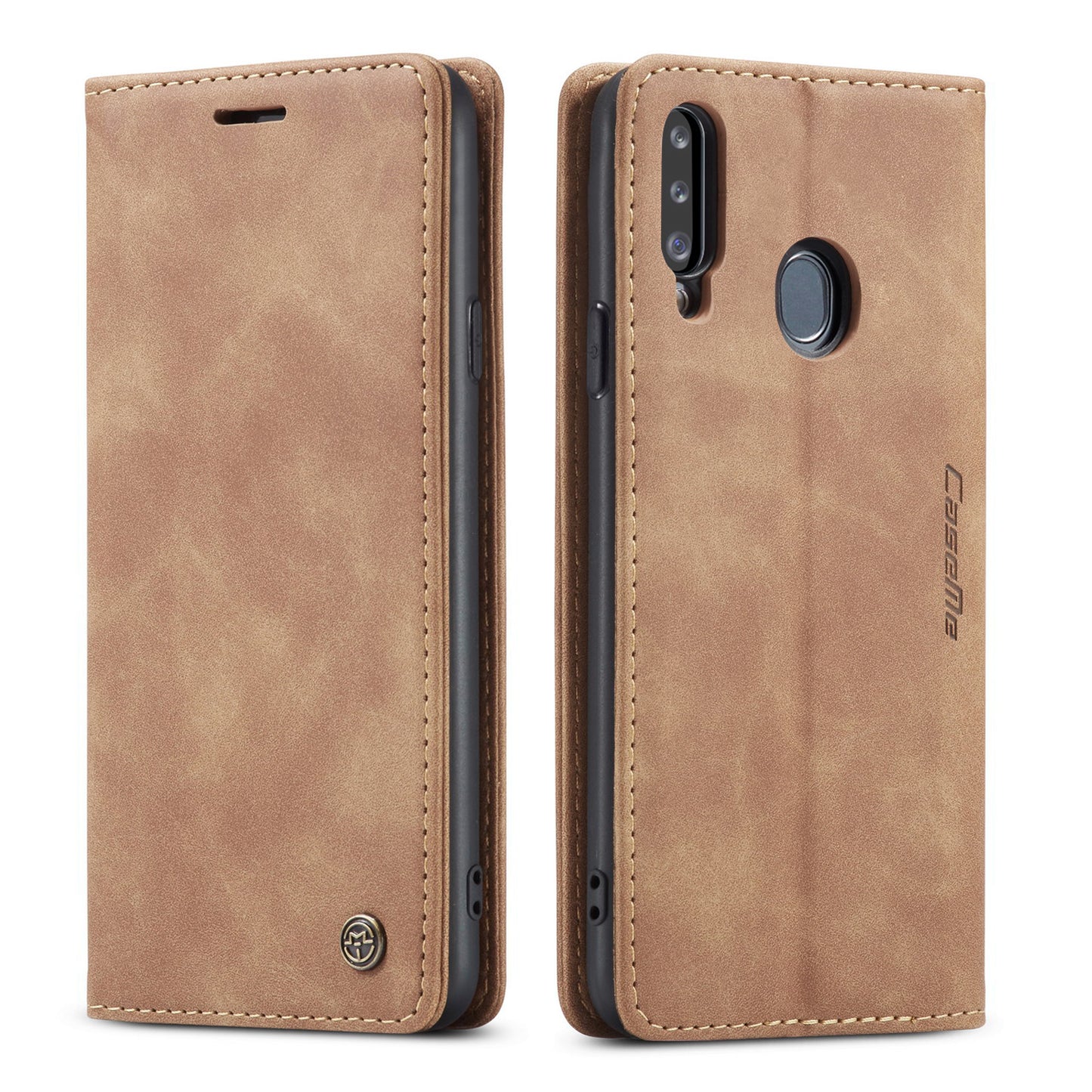 Book Classical Retro Leather Samsung Galaxy A20s Case Slim Wallet