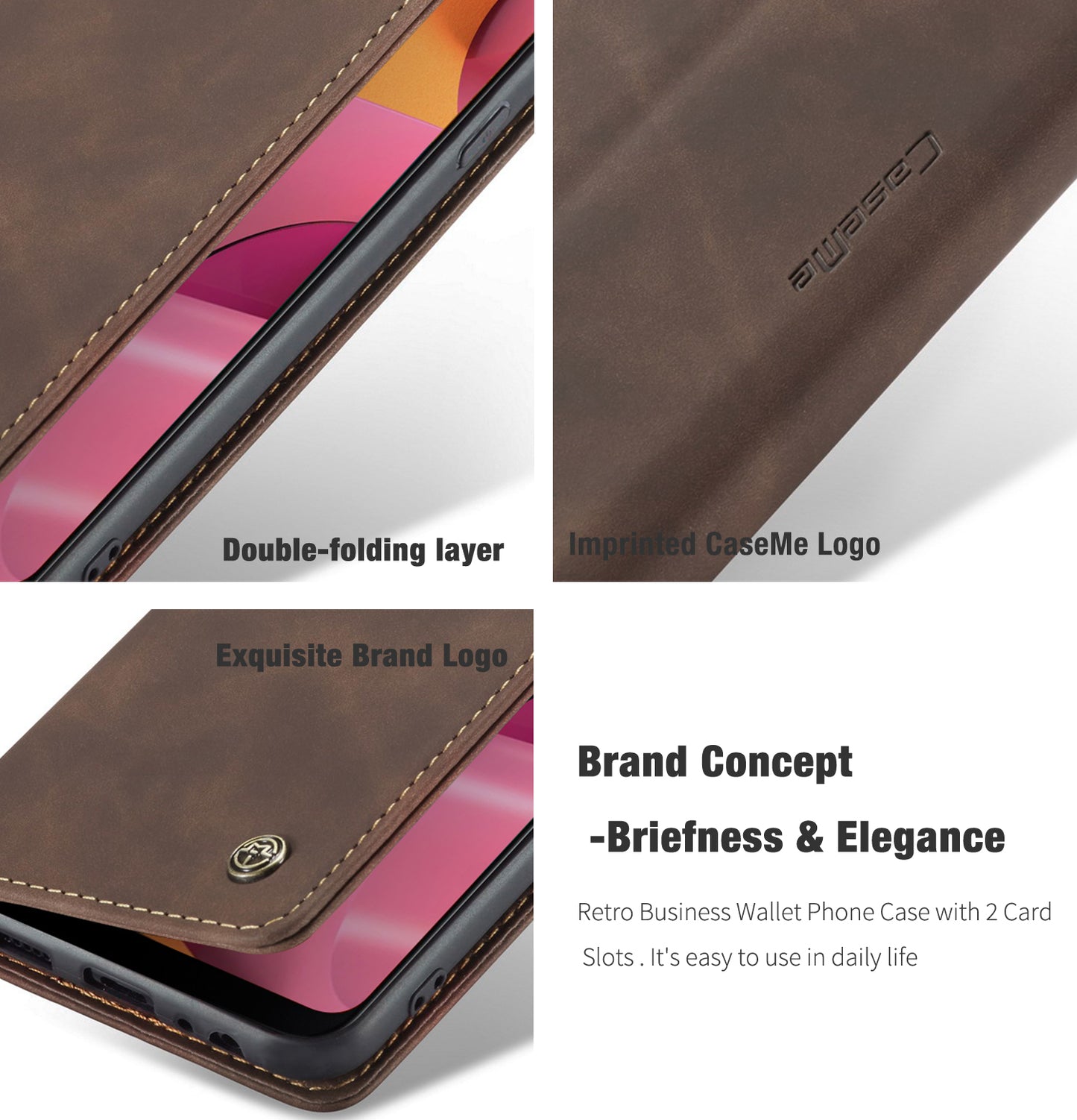 Book Classical Retro Leather Samsung Galaxy A20s Case Slim Wallet