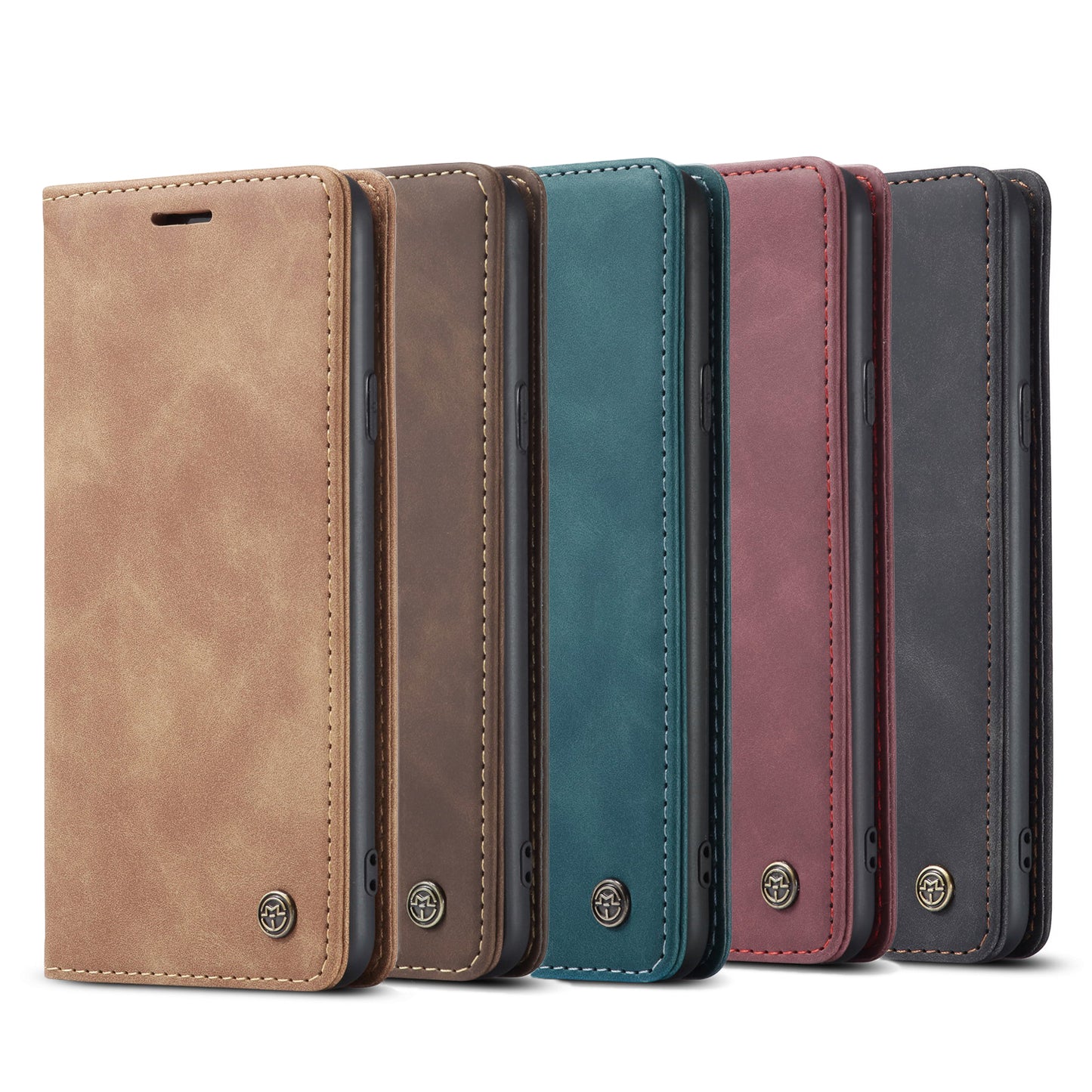 Book Classical Retro Leather Samsung Galaxy A20s Case Slim Wallet