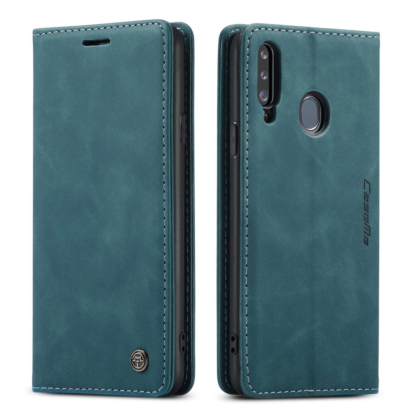 Book Classical Retro Leather Samsung Galaxy A20s Case Slim Wallet