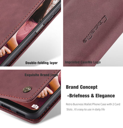 Book Classical Retro Leather Samsung Galaxy A22 Case Slim Wallet