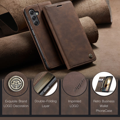 Book Classical Retro Leather Samsung Galaxy A15 Case Slim Wallet