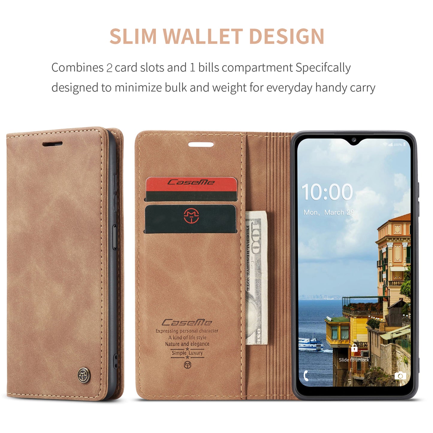 Book Classical Retro Leather Samsung Galaxy A32 Case Slim Wallet