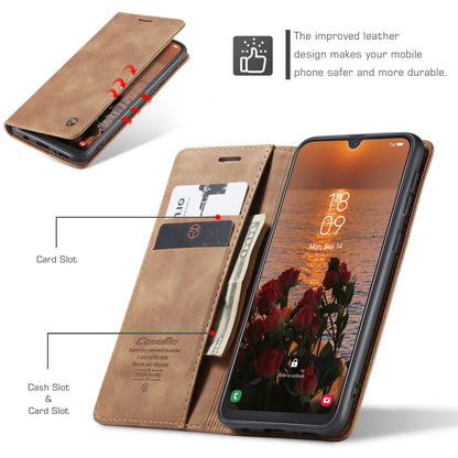 Book Classical Retro Leather Samsung Galaxy A40 Case Slim Wallet