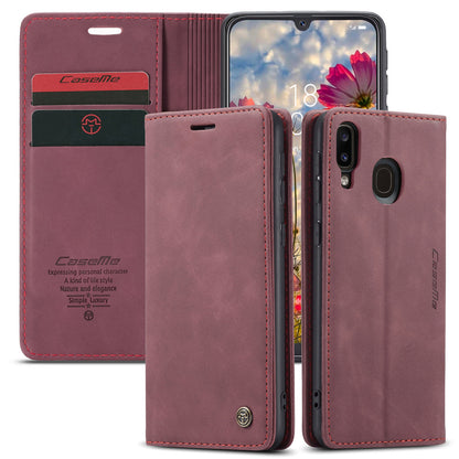 Book Classical Retro Leather Samsung Galaxy A40 Case Slim Wallet