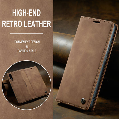 Book Classical Retro Leather Samsung Galaxy A40 Case Slim Wallet