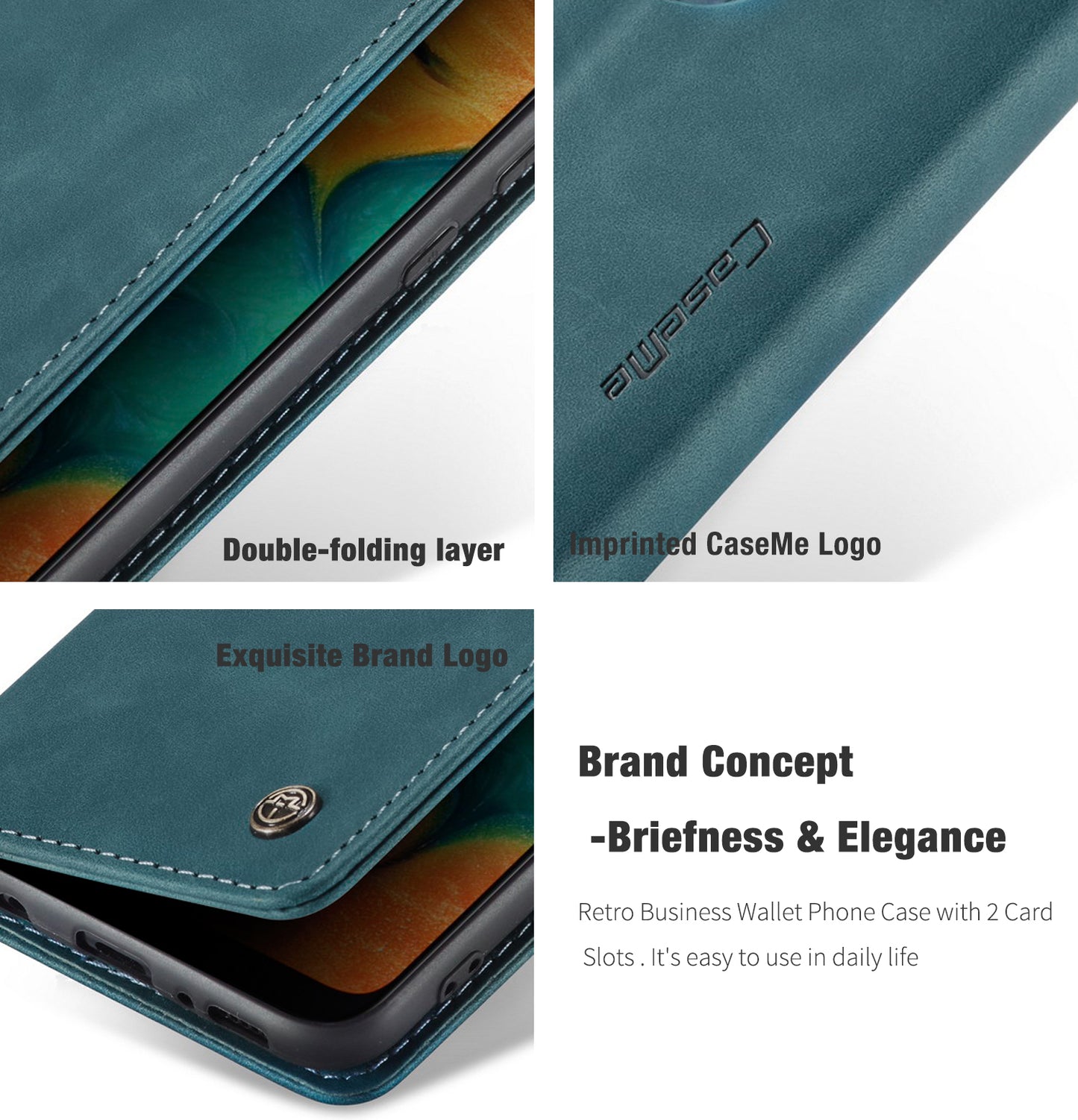 Book Classical Retro Leather Samsung Galaxy A40s Case Slim Wallet