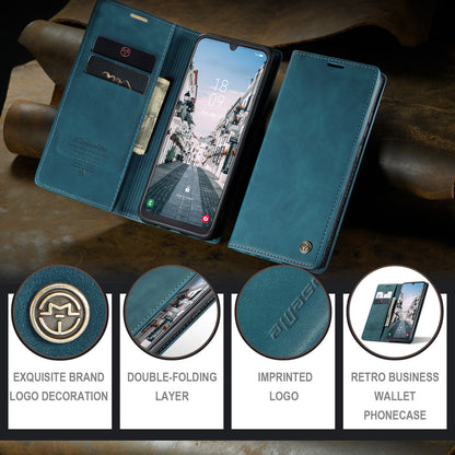 Book Classical Retro Leather Samsung Galaxy A50 Case Slim Wallet