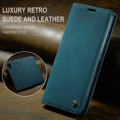 Book Classical Retro Leather Samsung Galaxy A30 Case Slim Wallet