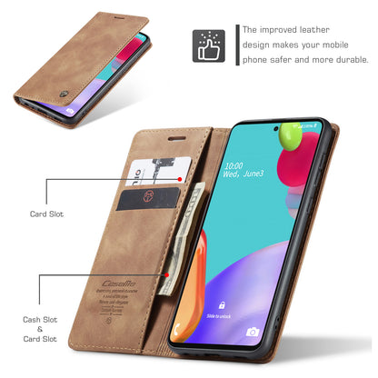 Book Classical Retro Leather Samsung Galaxy A52s Case Slim Wallet