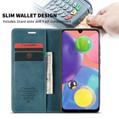 Book Classical Retro Leather Samsung Galaxy A70s Case Slim Wallet