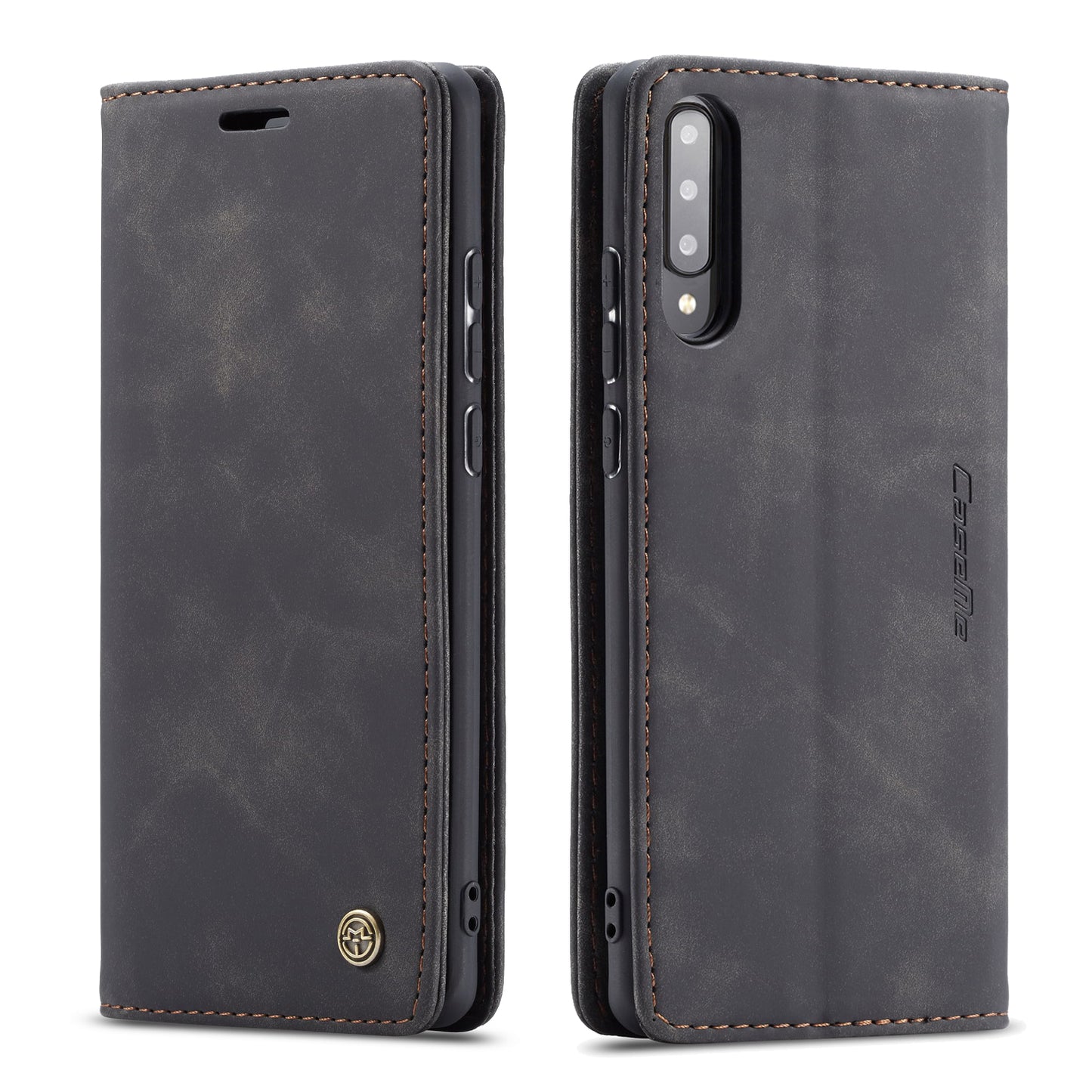 Book Classical Retro Leather Samsung Galaxy A70s Case Slim Wallet