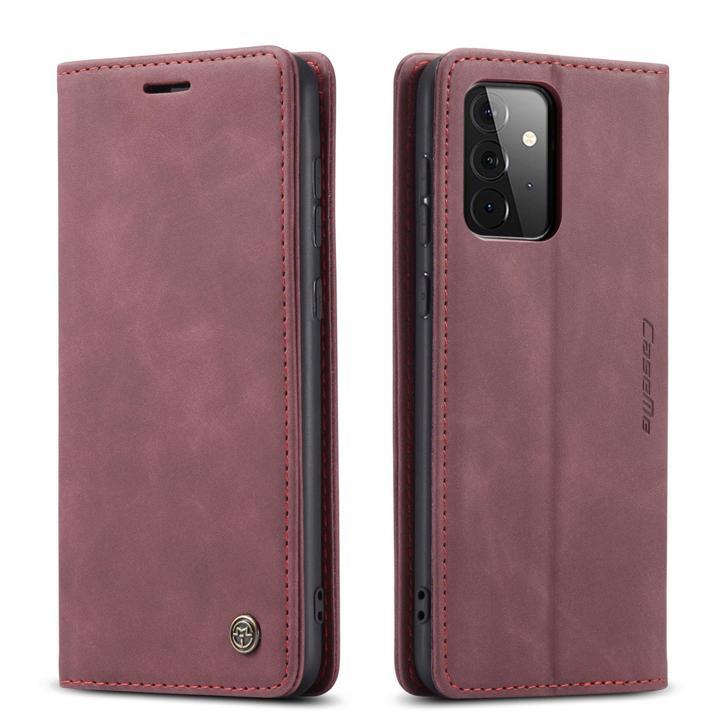 Book Classical Retro Leather Samsung Galaxy A72 Case Slim Wallet