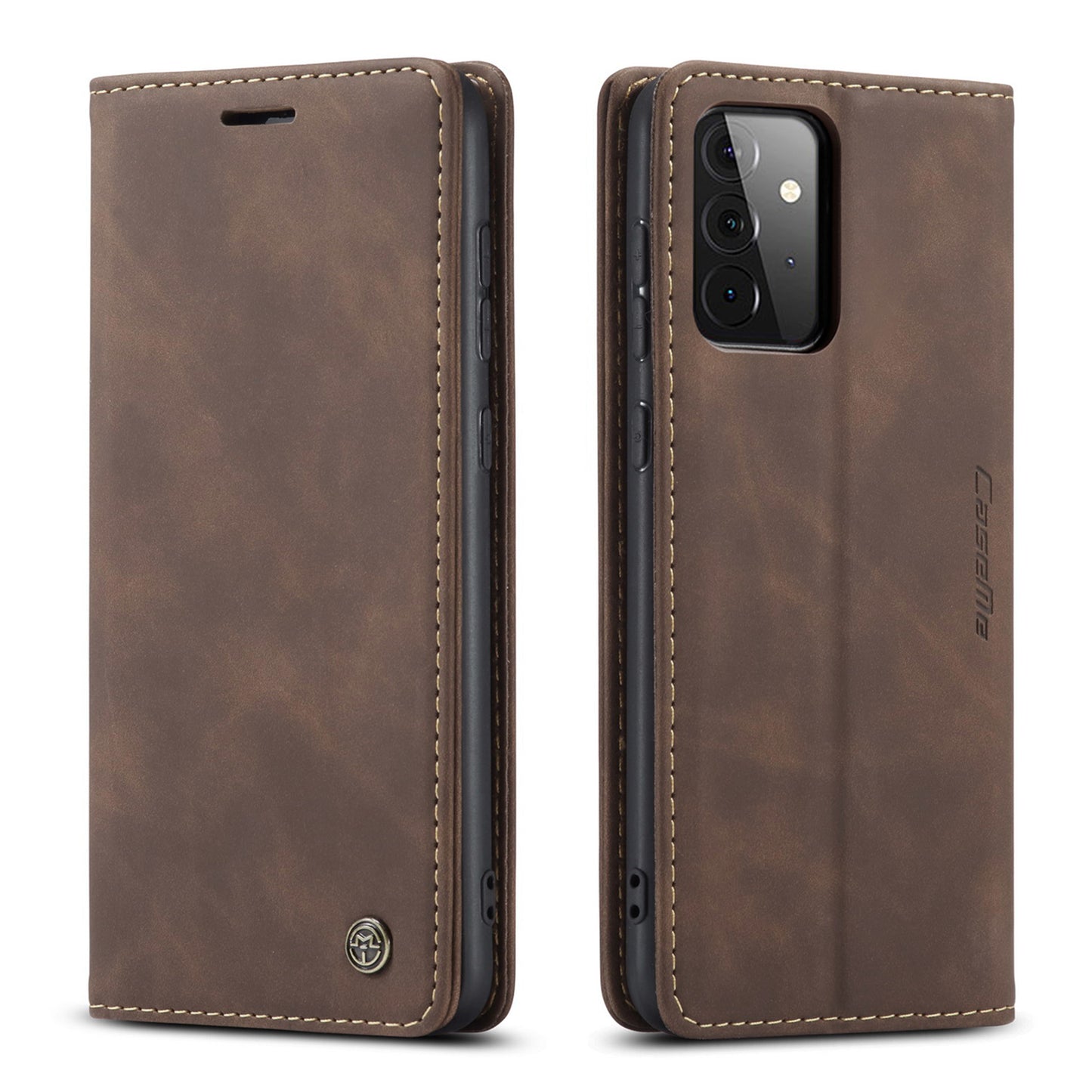 Book Classical Retro Leather Samsung Galaxy A72 Case Slim Wallet