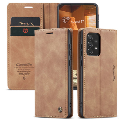 Book Classical Retro Leather Samsung Galaxy A73 Case Slim Wallet