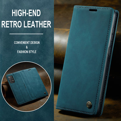 Book Classical Retro Leather Samsung Galaxy A73 Case Slim Wallet