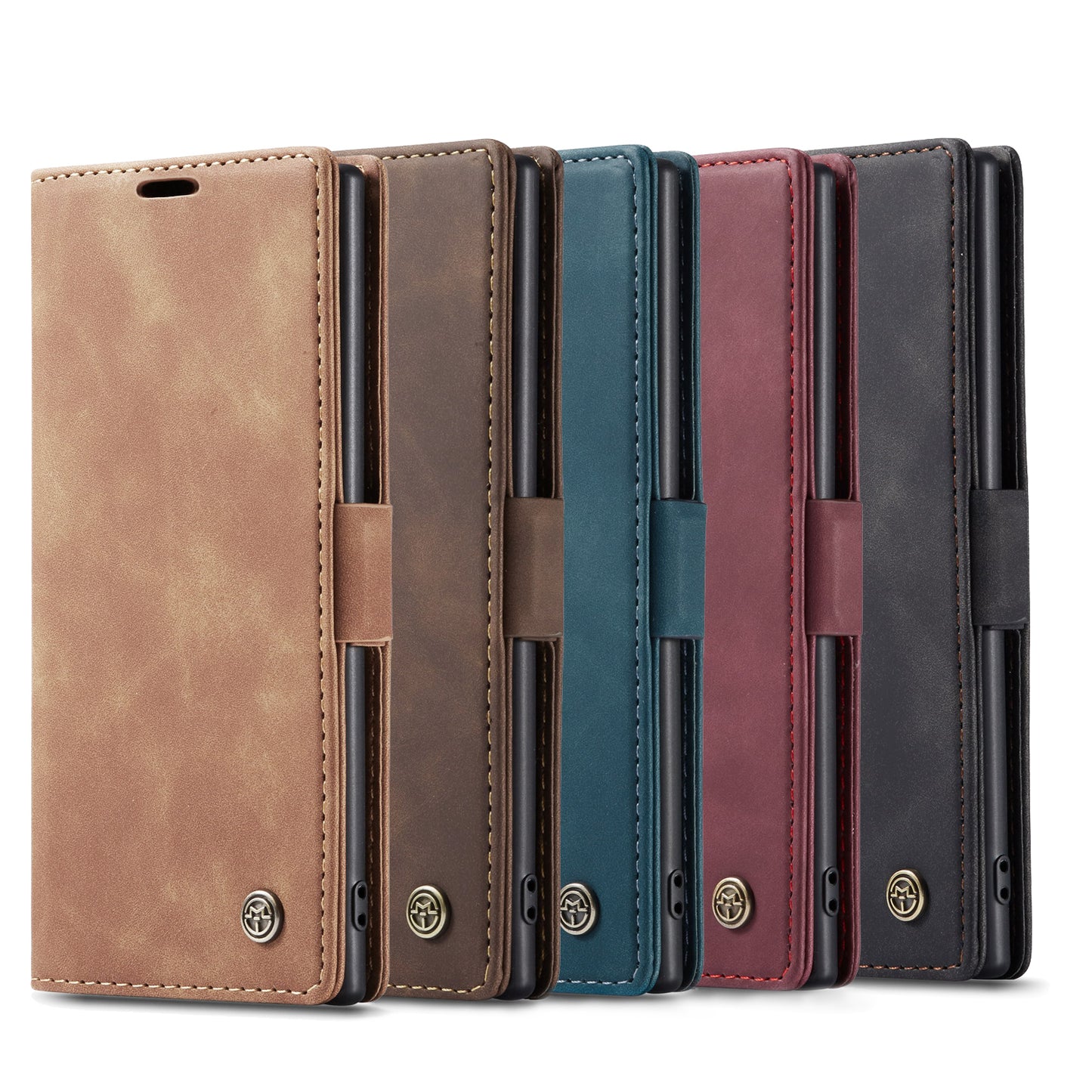 Book Classical Retro Leather Samsung Galaxy A80 Case Slim Wallet