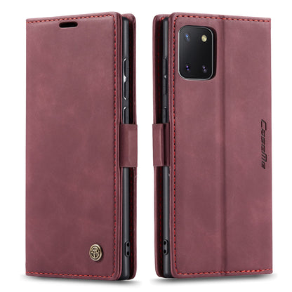 Book Classical Retro Leather Samsung Galaxy A80 Case Slim Wallet