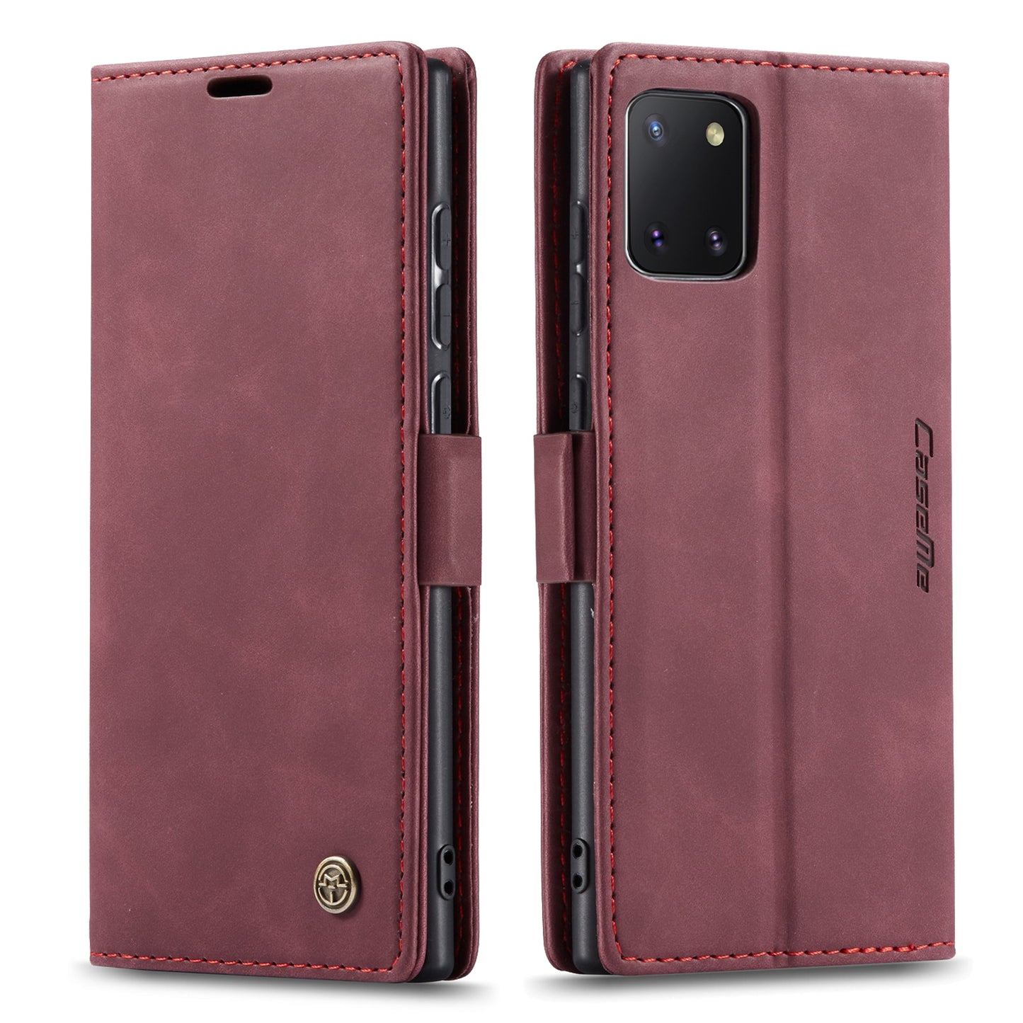 Book Classical Retro Leather Samsung Galaxy A81 Case Slim Wallet