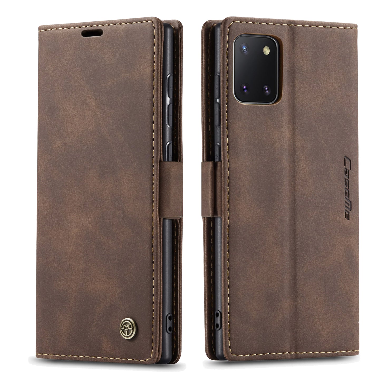 Book Classical Retro Leather Samsung Galaxy A80 Case Slim Wallet