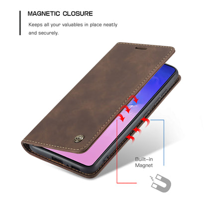 Book Classical Retro Leather Samsung Galaxy A91 Case Slim Wallet