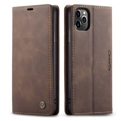 Book Classical Retro Leather Apple iPhone 11 Pro Max Case Slim