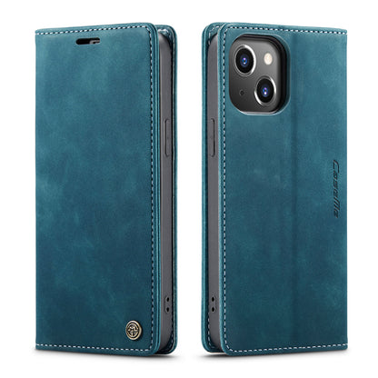 Book Classical Retro Leather iPhone 16 Case Slim Wallet Stand