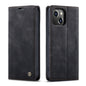 Book Classical Retro Leather iPhone 16 Case Slim Wallet Stand