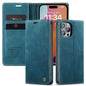 Book Classical Retro Leather iPhone 16 Pro Max Case Slim Wallet Stand