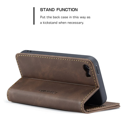 Book Classical Retro Leather Apple iPhone 5 Case Slim Wallet Stand