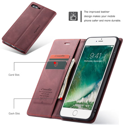 Book Classical Retro Leather Apple iPhone 8 Plus Case Slim Wallet